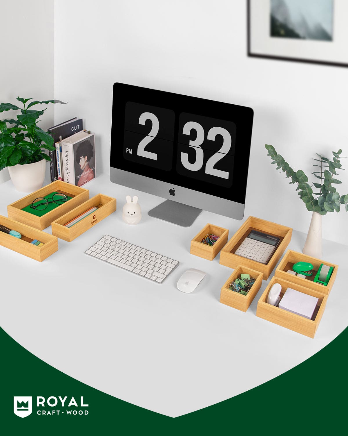 Storage Box Set of 8, Natural