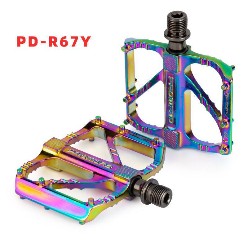 Ultra-Light Quick Release Flat Platform Pedals for Mountain Bikes