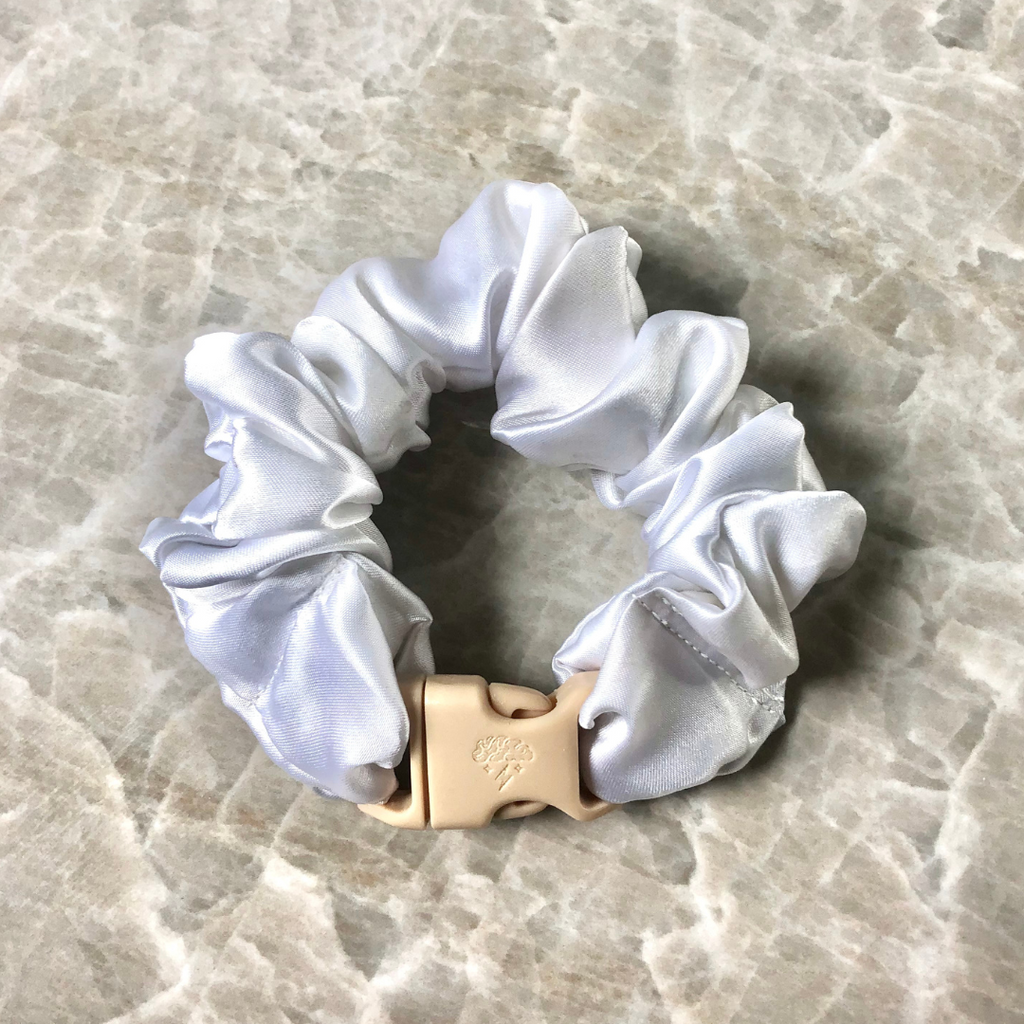 Buckle Scrunchie - Neutral Colors - No Snagging, No Tangles