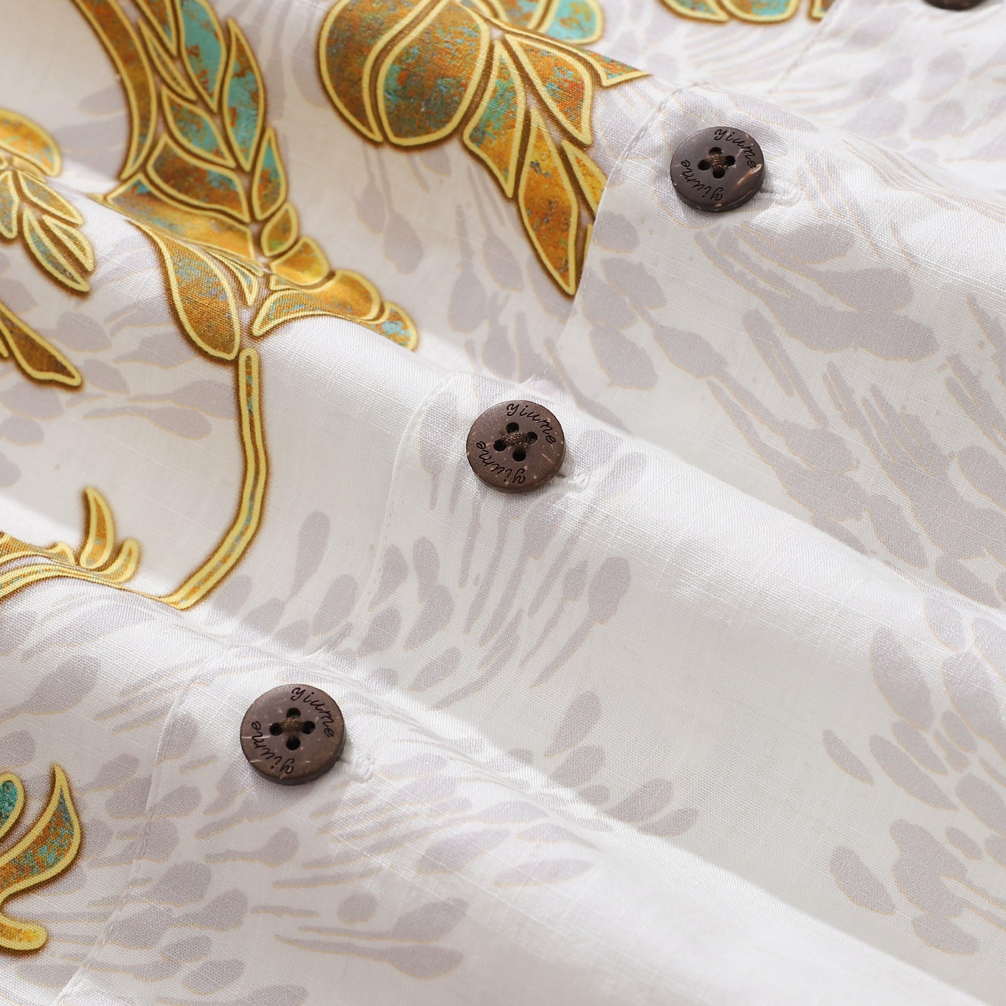 Men's Floral Hawaiian Shirt, Resort-Wear Camp Collar Cotton