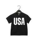 USA Bold graphic cotton t-shirt for boys in a classic cut