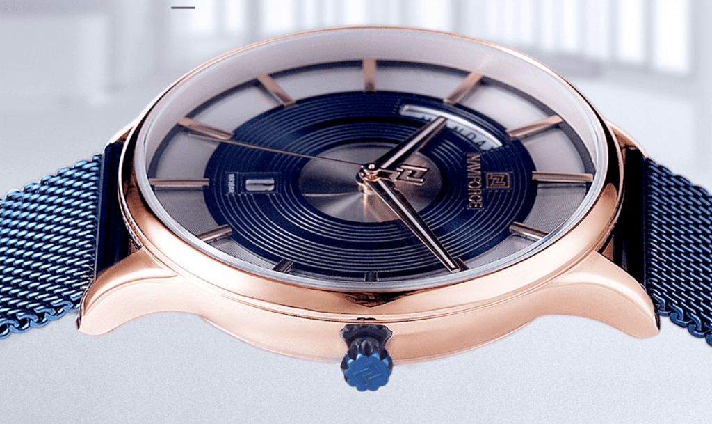 Minimalist Stainless Steel Analog Quartz Watch for Men