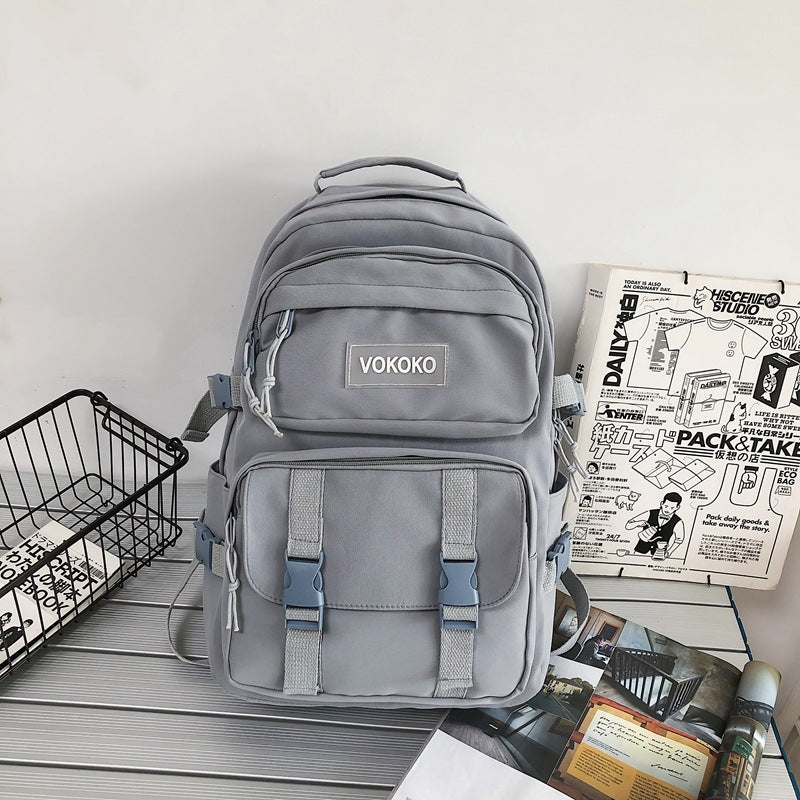 Canvas Utility Backpack for Travel and School
