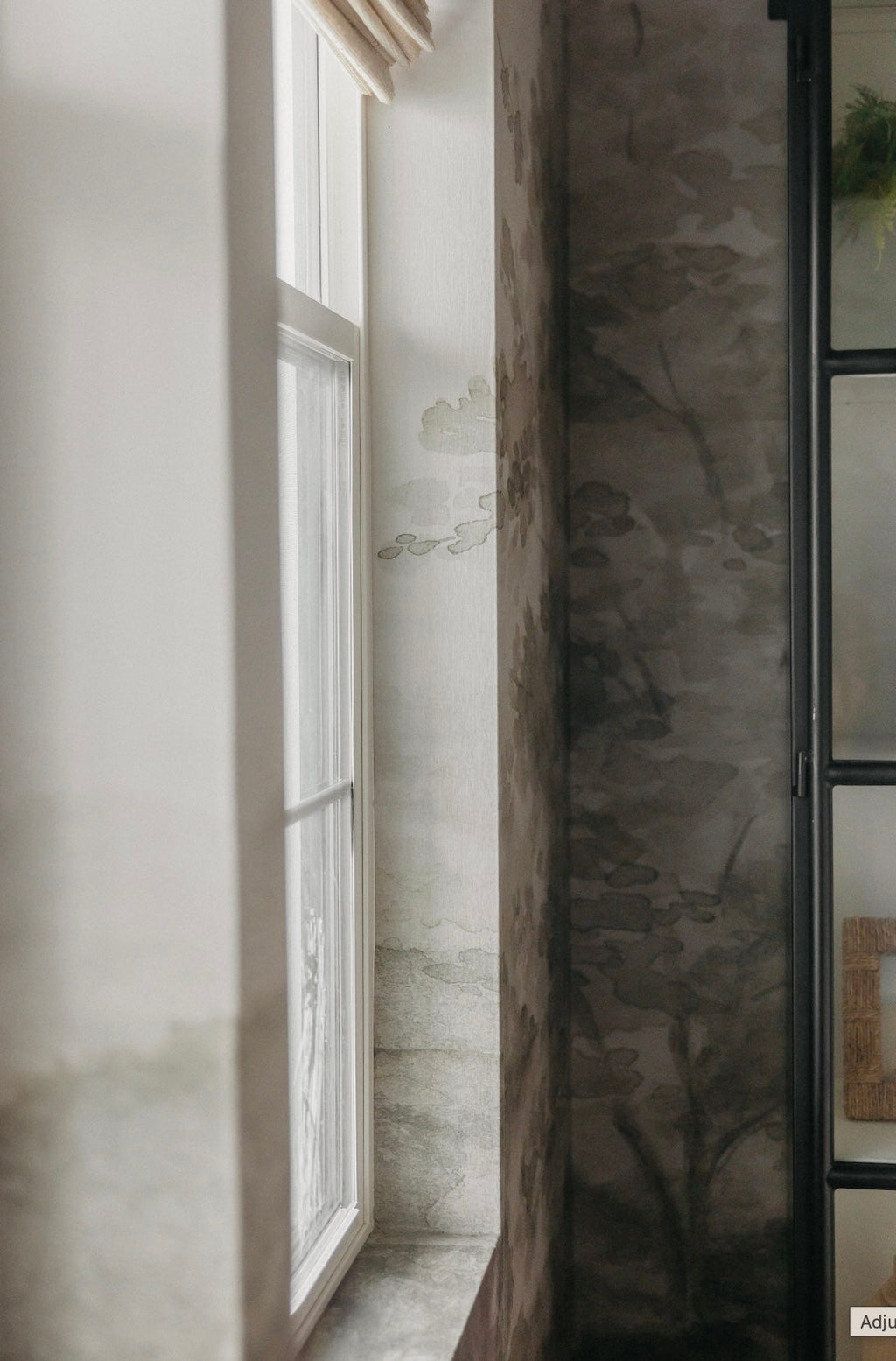 Somerset Fields Nature-Inspired Wallpaper in Taupe and Cream
