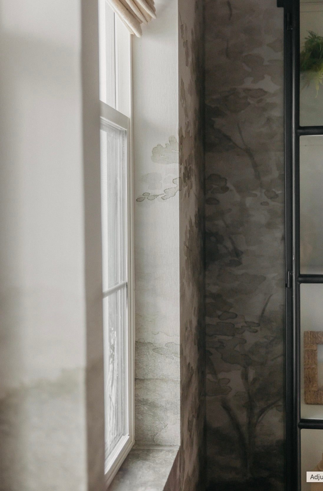 Somerset Fields Nature-Inspired Wallpaper in Taupe and Cream