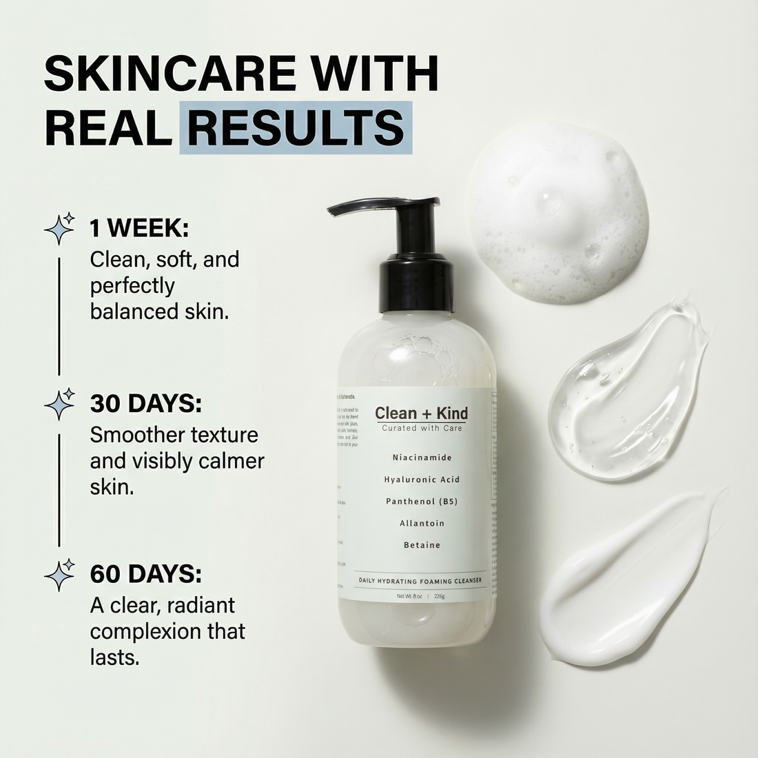 Daily Hydrating Foaming Facial Cleanser with Niacinamide - Image 4
