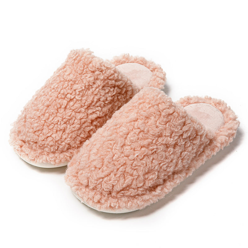Unisex Memory Foam Plush Slippers with Non-Slip Sole for Home