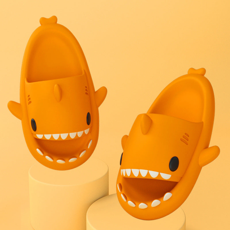 Lovely Shark Slides Unisex Lightweight Open Toe Beach Pool Sandals