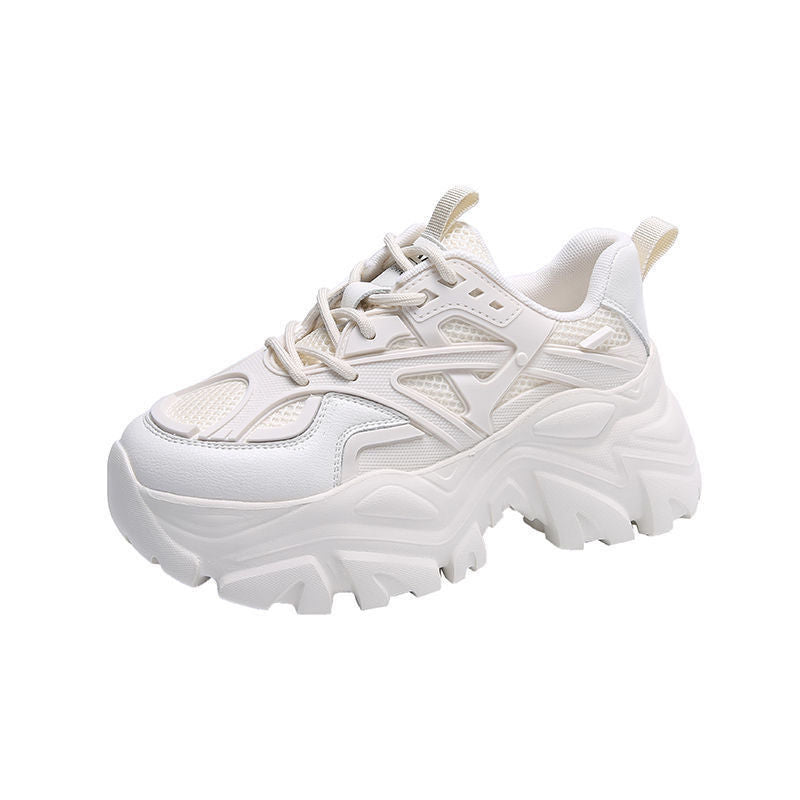 Women's Chunky Platform Fashion Sneakers, Thick Sole Trainers