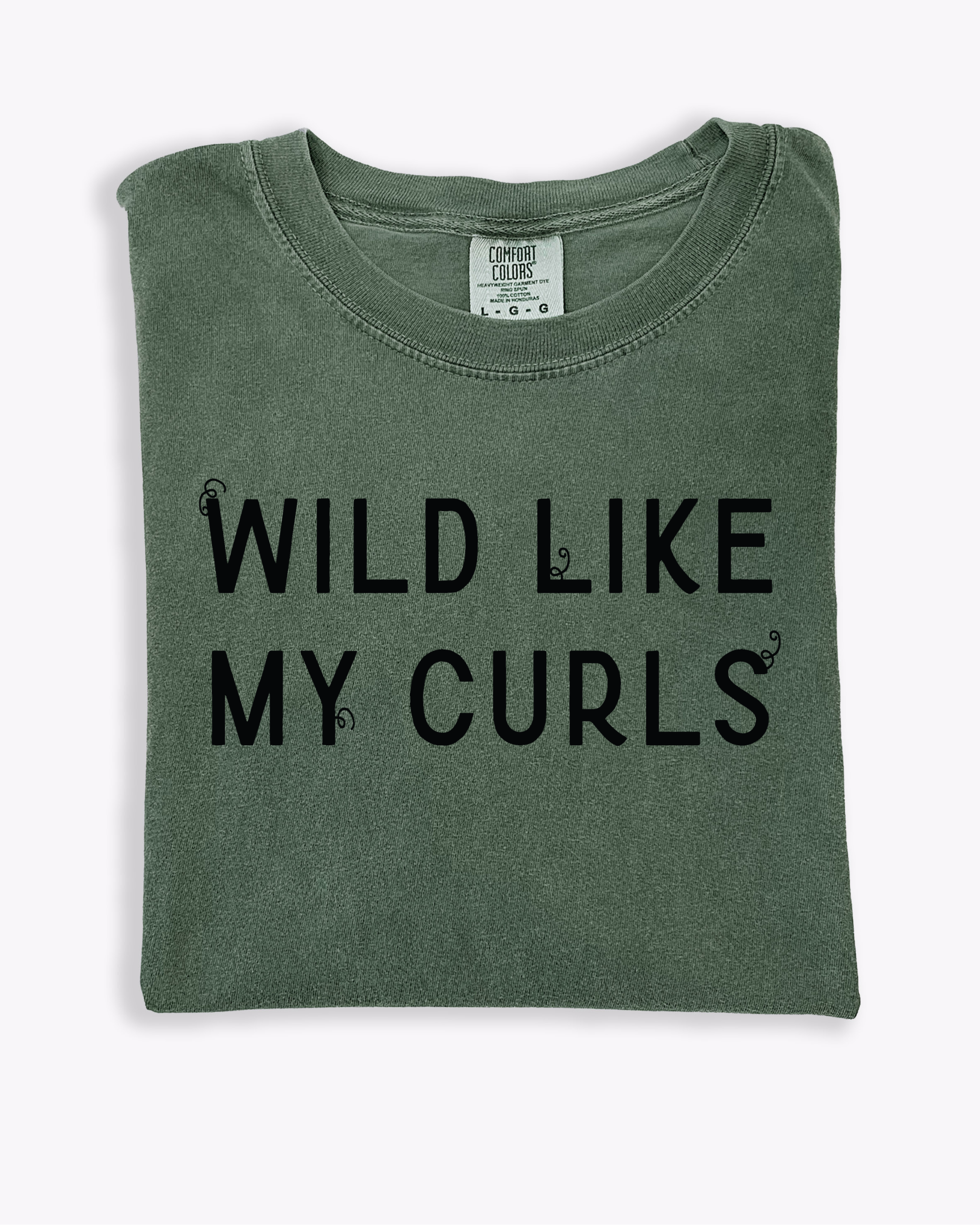 Wild Like My Curls Graphic T-Shirt - Natural Hair Pride Tee