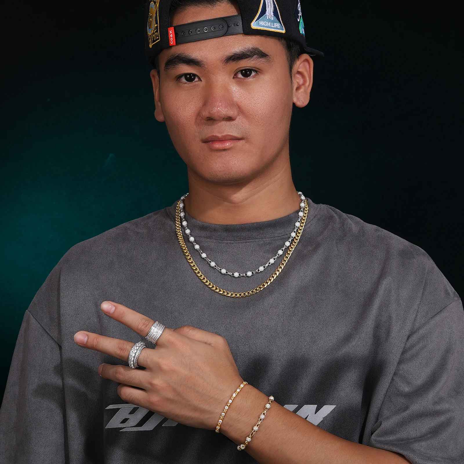 Sterling Silver Cuban Link Chain Necklace 5mm