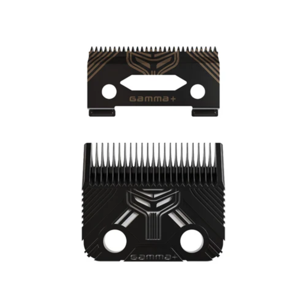 T1000 Echo Fade Blade Set in matte black and bronze finish for professional hair clippers