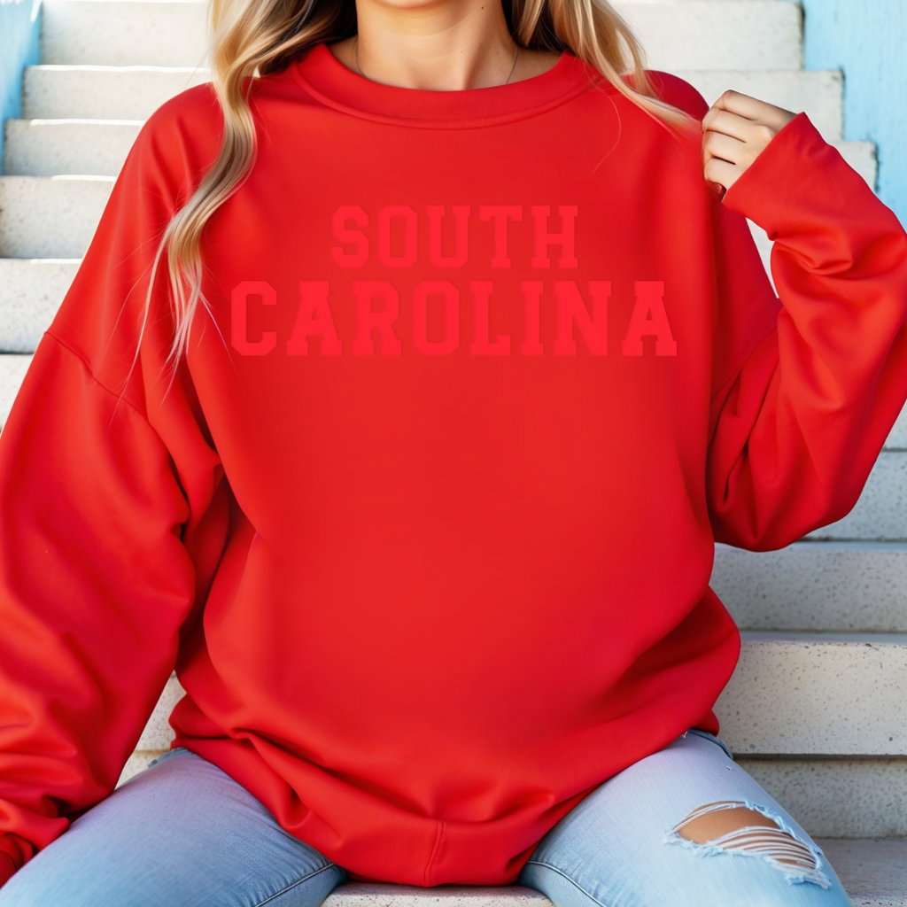 Custom Varsity Letter Game Day Sweatshirt