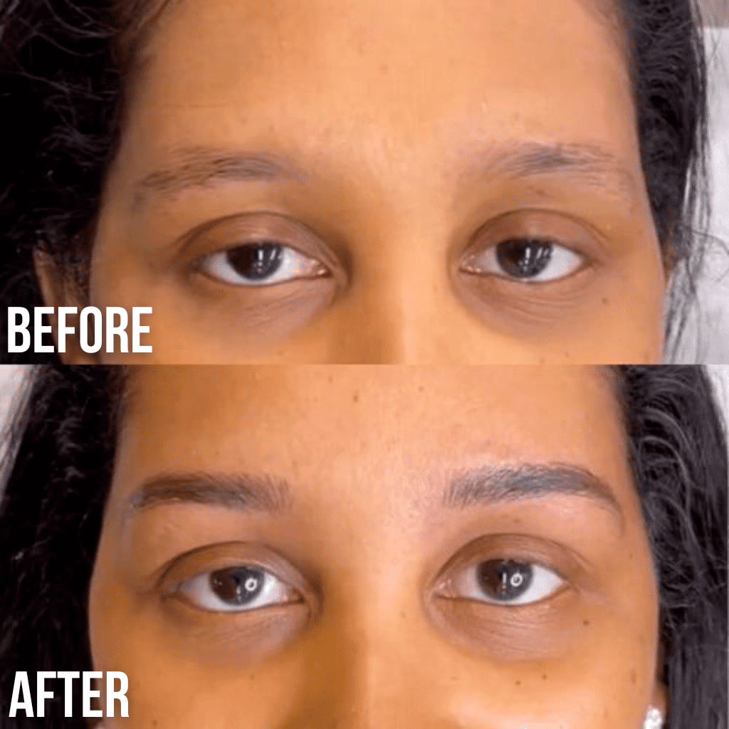 Black and Pale-Pink Eyebrow Growth Serum for Thicker, Fuller Brows