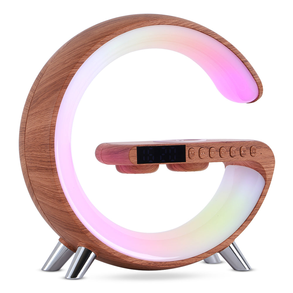 G-Shaped LED Intelligent Lamp with Wireless Charger & Bluetooth Speaker