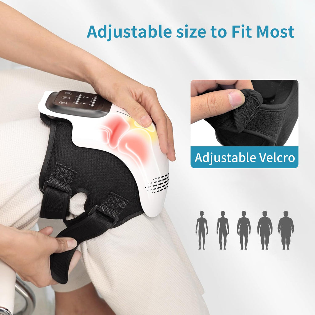 Intelligent Electric Knee Massager with Heat, Infrared & Vibration