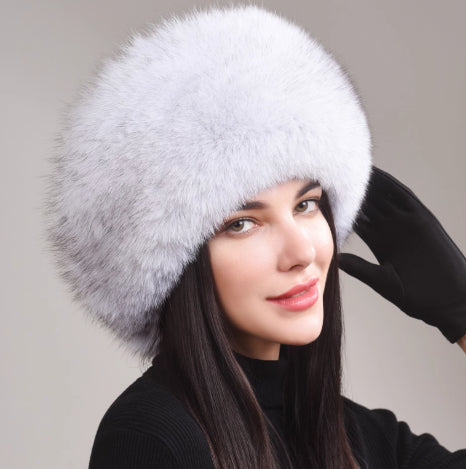 Women's Winter Faux Fur Cossack Hat Ethnic Style Ear Warmers
