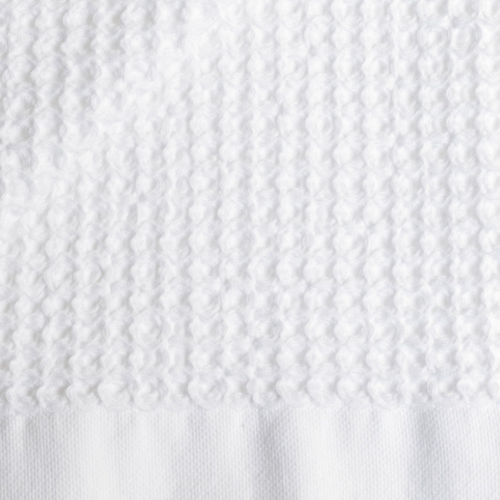 Sedona White Cotton Waffle Weave Bath Towel - Image 7