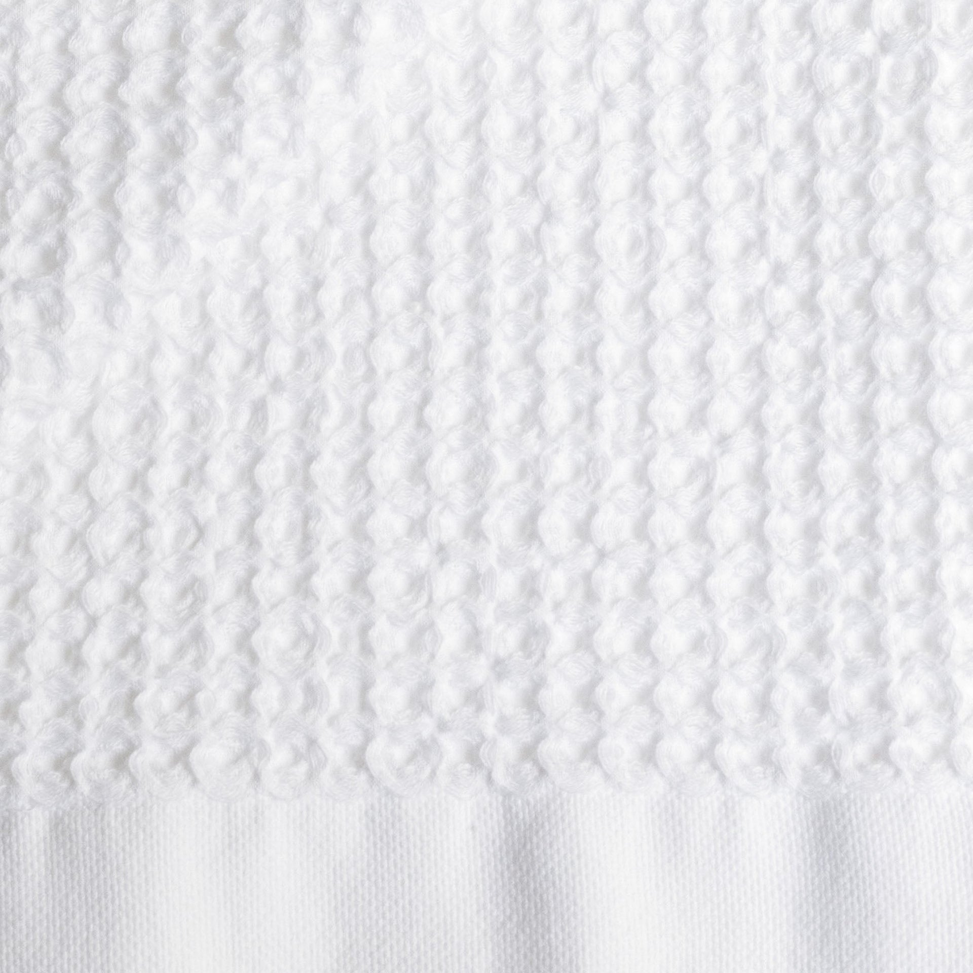 Sedona White Cotton Waffle Weave Bath Towel - Image 7