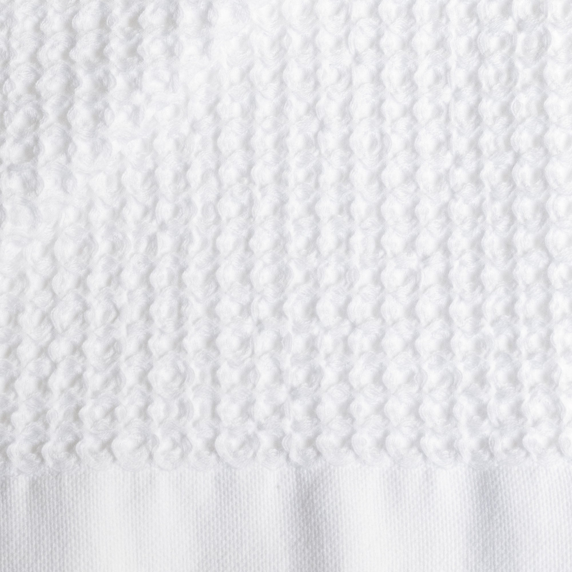 Sedona White Cotton Waffle Weave Bath Towel - Image 7