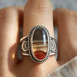 Zihua Cross-Border European And American Style Women's Ring, Simple Retro Bohemian Street Design, Unique Fashion Ring