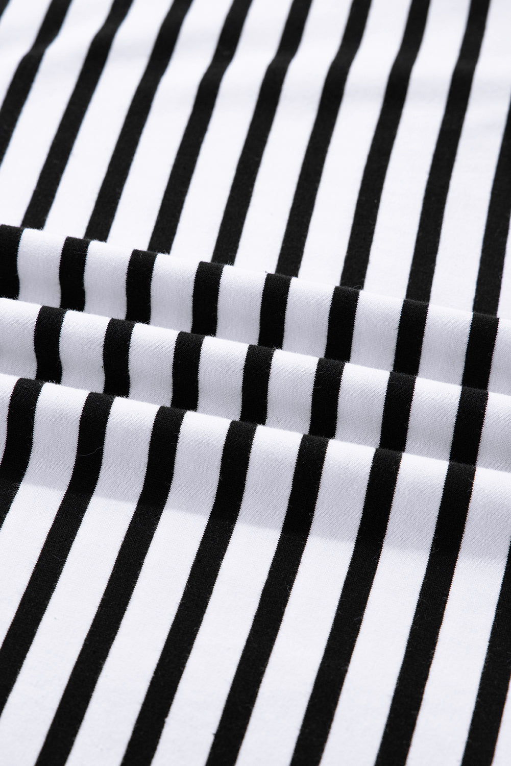 Stripe Collared Pocketed Long Sleeve T-Shirt Dress