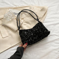 Sequin Shoulder Bag Stylish Spacious  EyeCatching