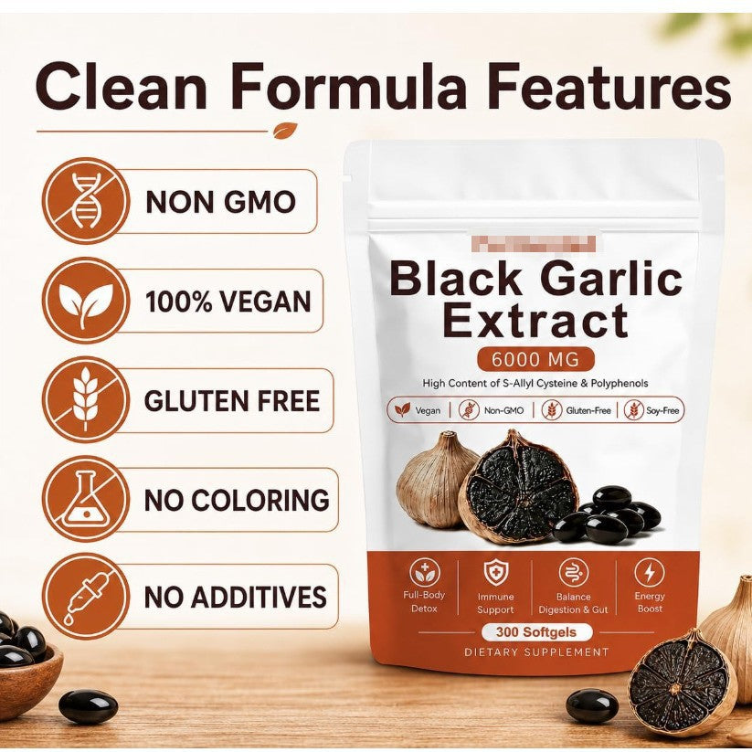 Black Garlic Garlic Capsule Health Supplement