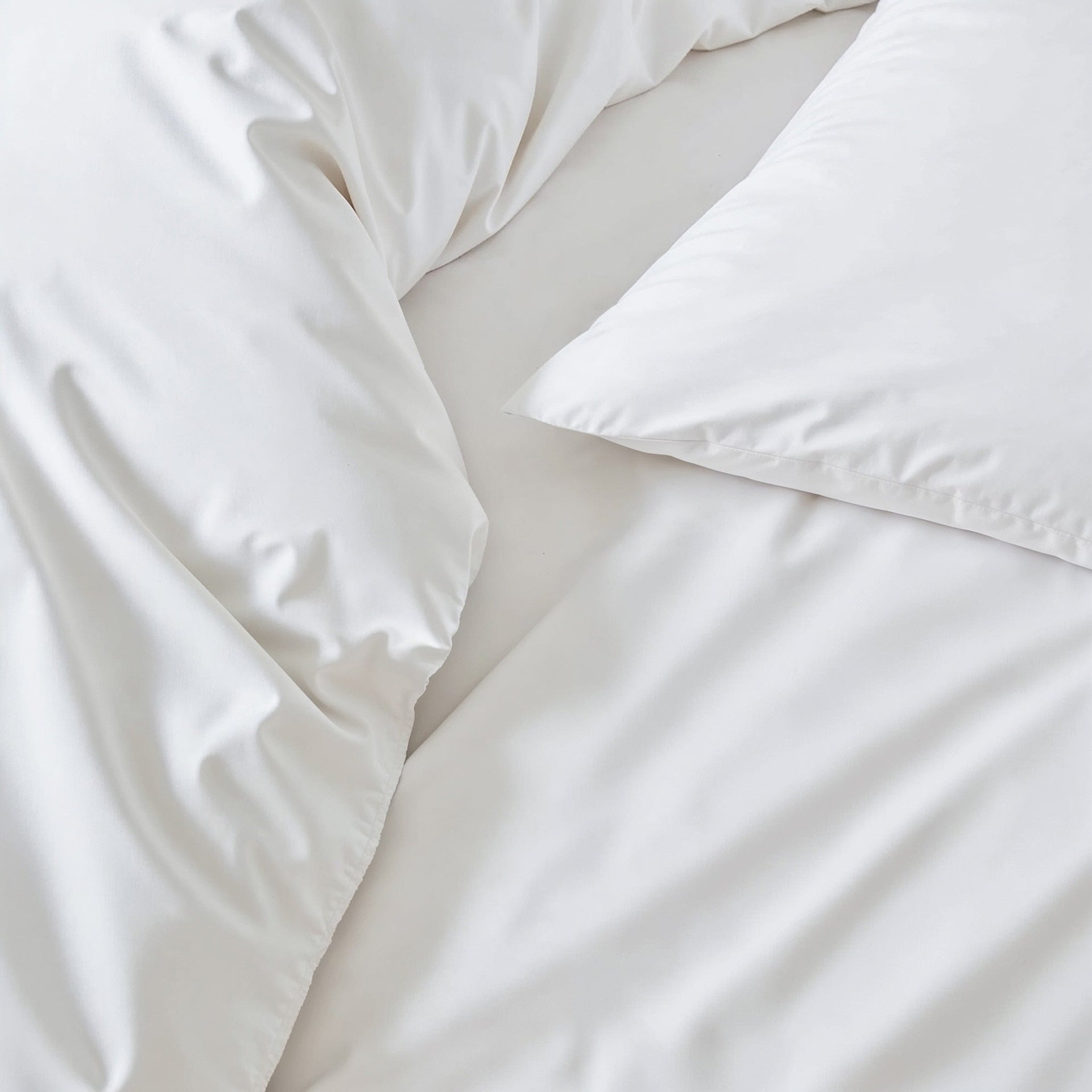 Australian Cotton Sateen Sheet Set in Solid and Stripe - Image 37