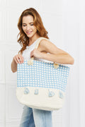 Justin Taylor Picnic Date Tassel Tote Bag - Nautical
