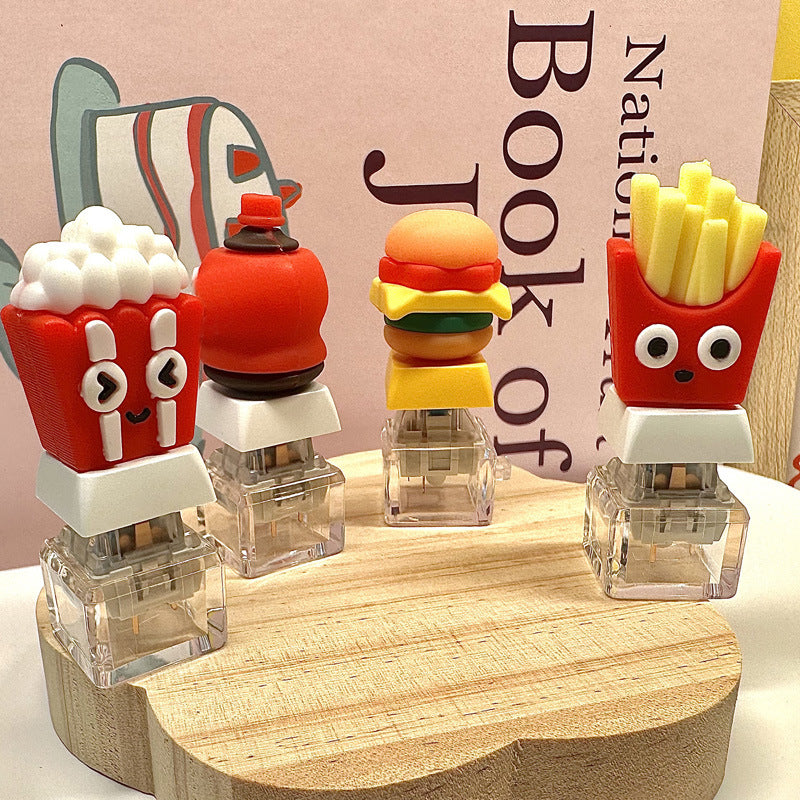 Creative Stress-relief Gadget Button-finger Toy For Boredom Stress Relief And Venting Also Serves As Keychain Or Pendant