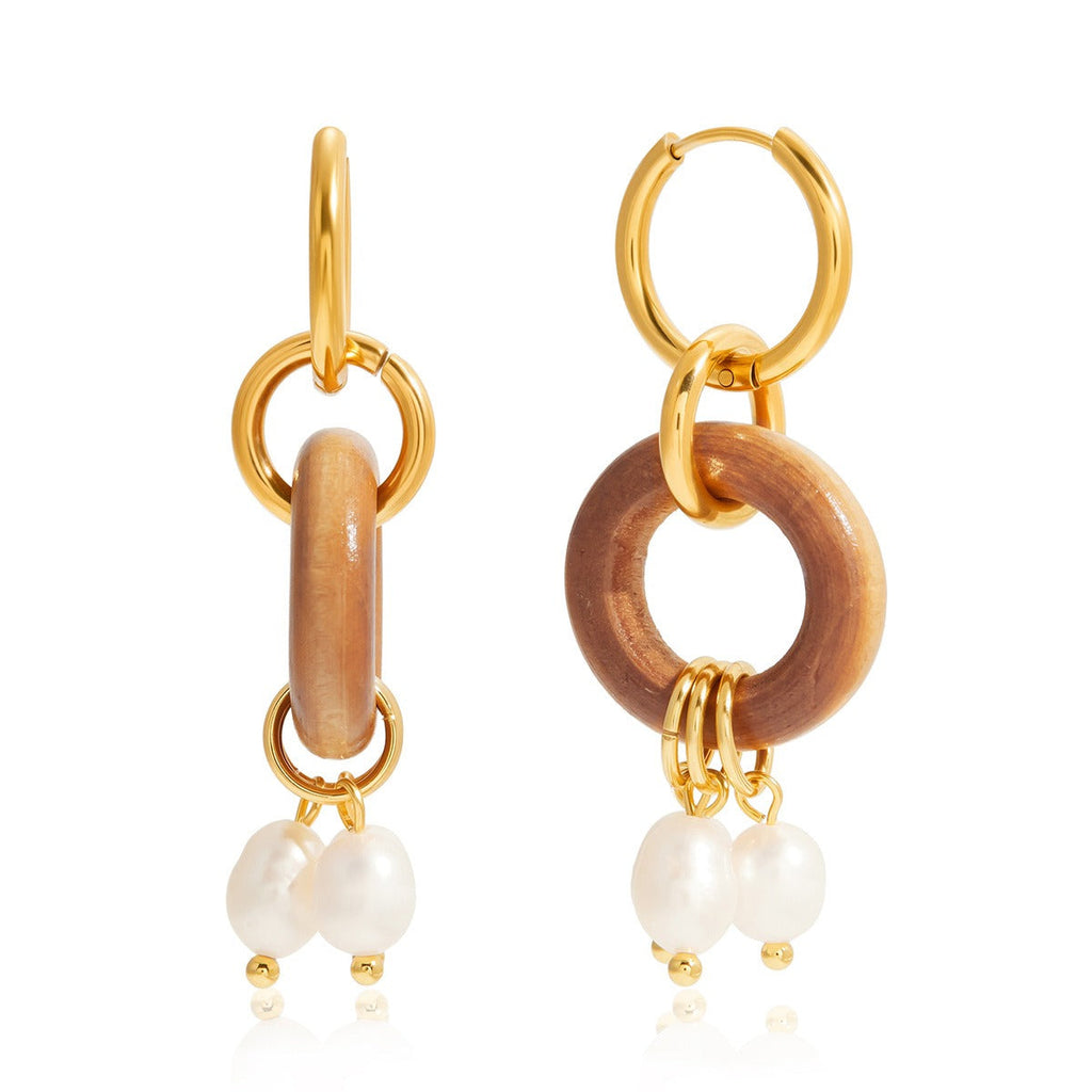 Modern S925 Silver Circle Hoop Earrings 2.6cm