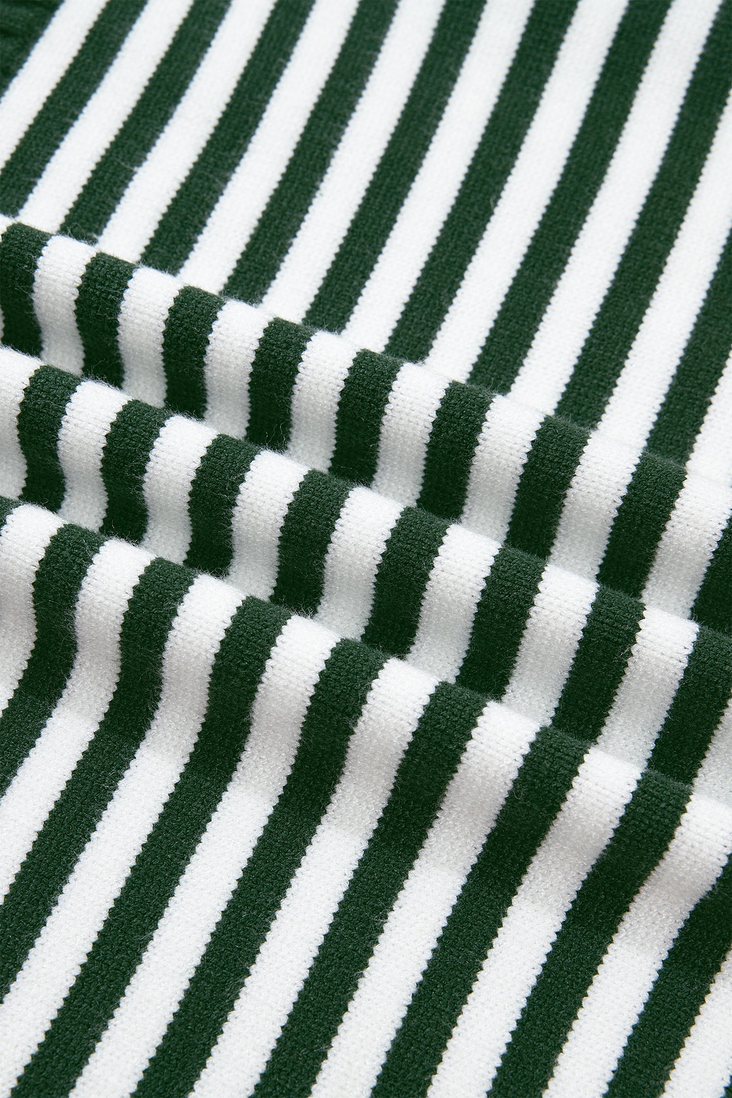 Stripe Button Placket Drop Shoulder Long Sleeve Sweater