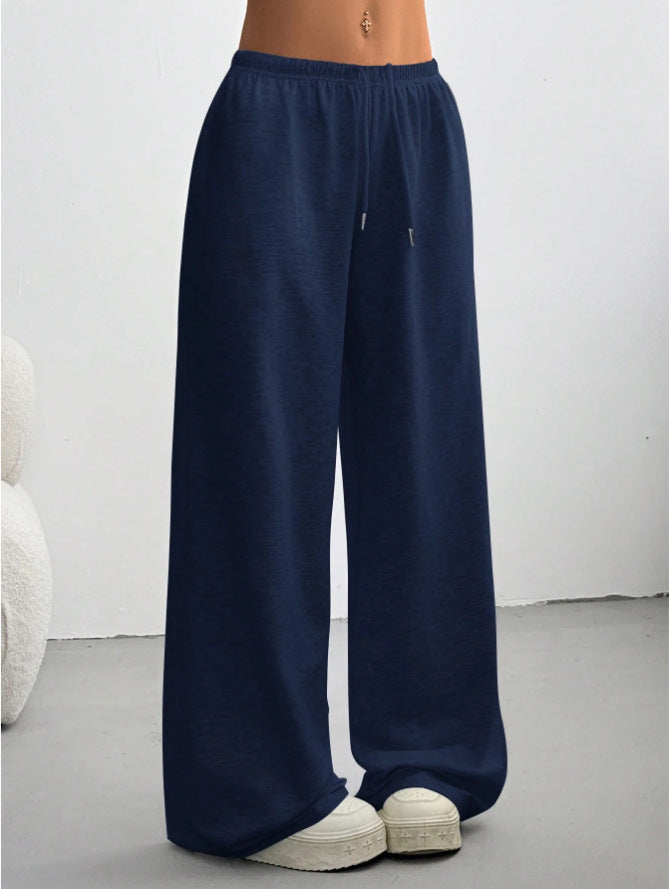 Straight-Leg Drawstring Sweatpants with Elastic Waist - Image 6