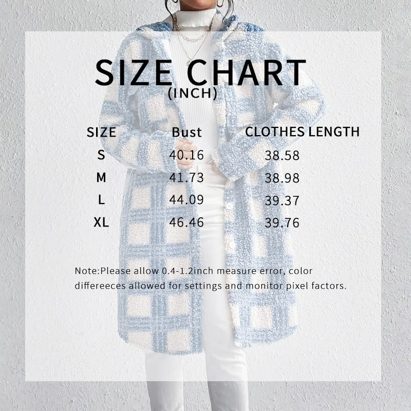 Women’s Lightweight Plaid Fleece Shacket Button Down Jacket