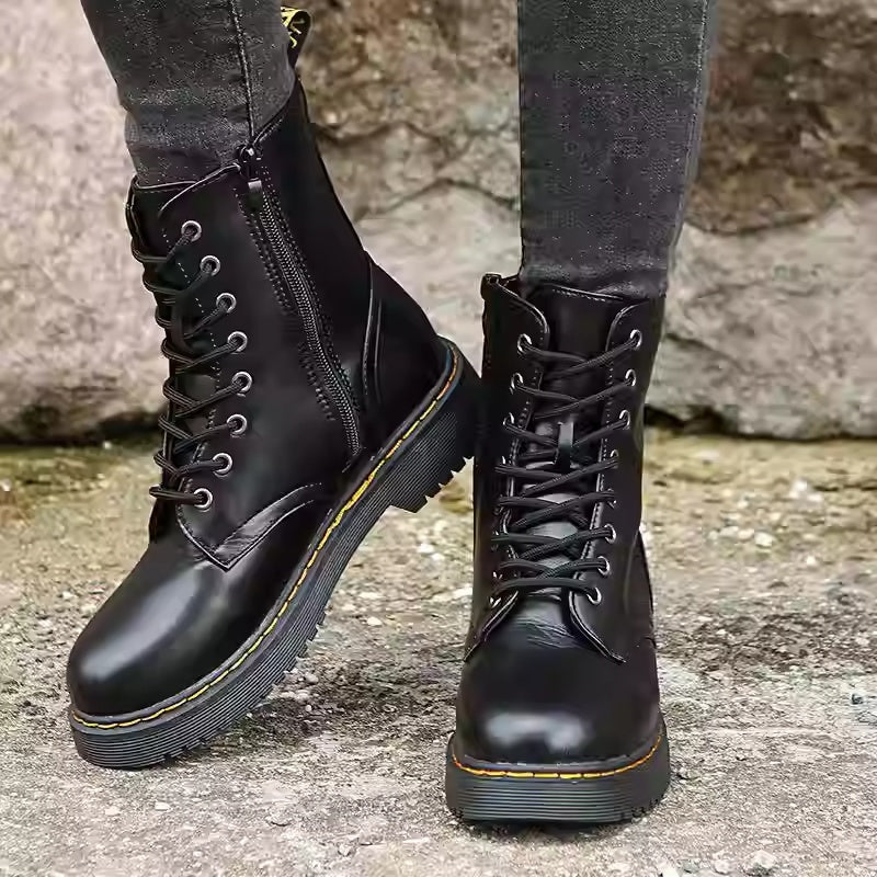 Women's Martin Short Boots – Classic Lace-Up