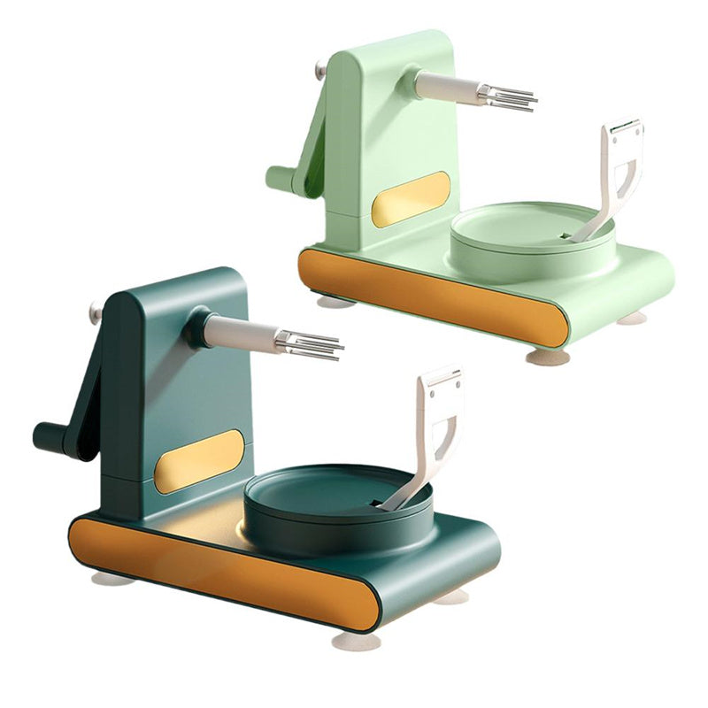 Modern Minimalist Hand-Cranked Fruit Peeler Kitchen Slicer Tool