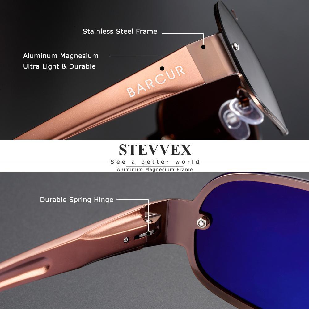 Luxury Aluminum Magnesium Pilot Sunglasses with UV400 Protection