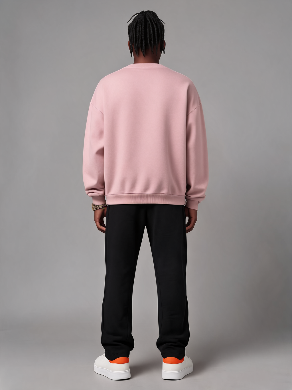 You Are All Illegal Oversized Graphic Sweatshirt in Pink