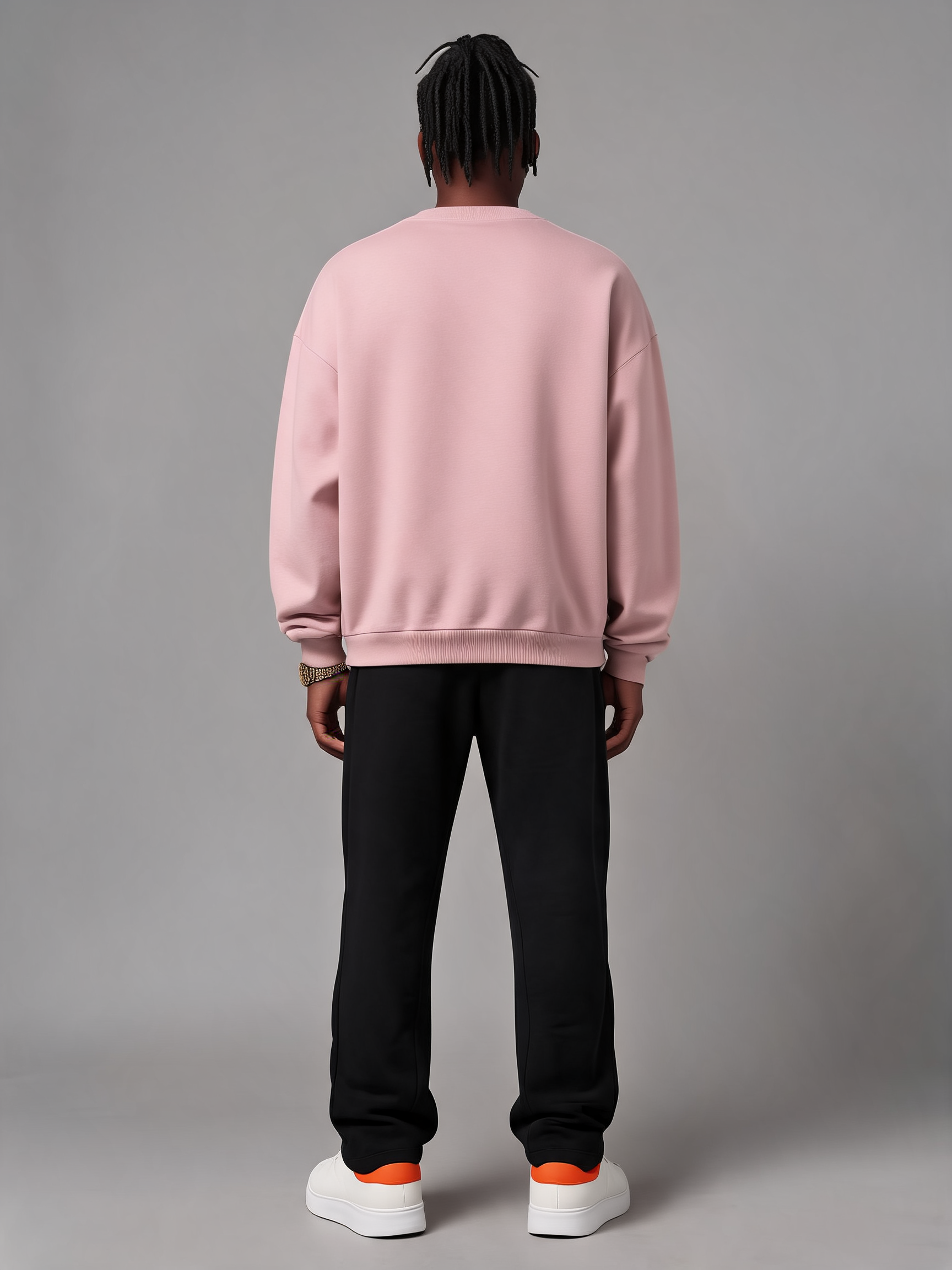 You Are All Illegal Oversized Graphic Sweatshirt in Pink