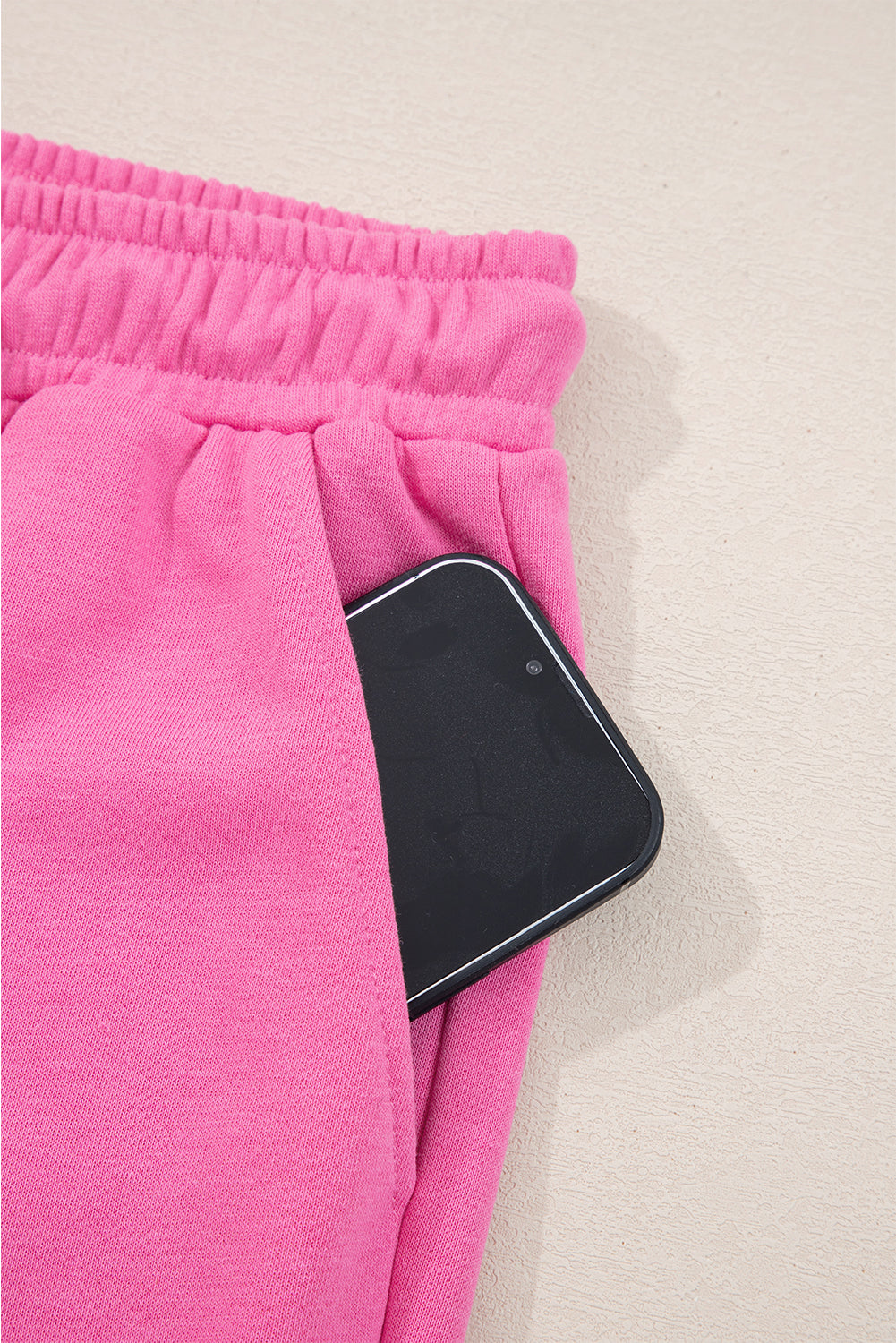 Women's Solid Collared Top and Central Seam Pants Loungewear Set