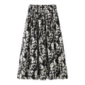 Women's Japanese-Style Tie-Dyed A-Line Casual Skirt