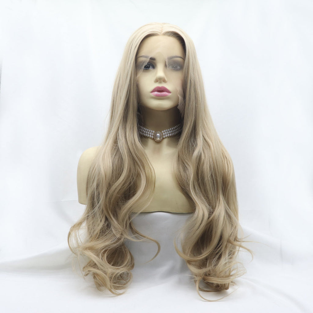 24" Wavy Lace Front Wig