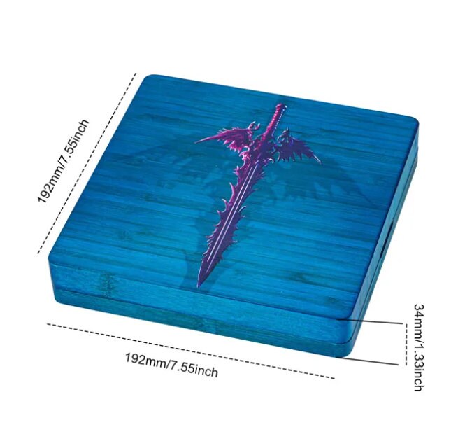 2-in-1 Wooden Dice Vault & Tray