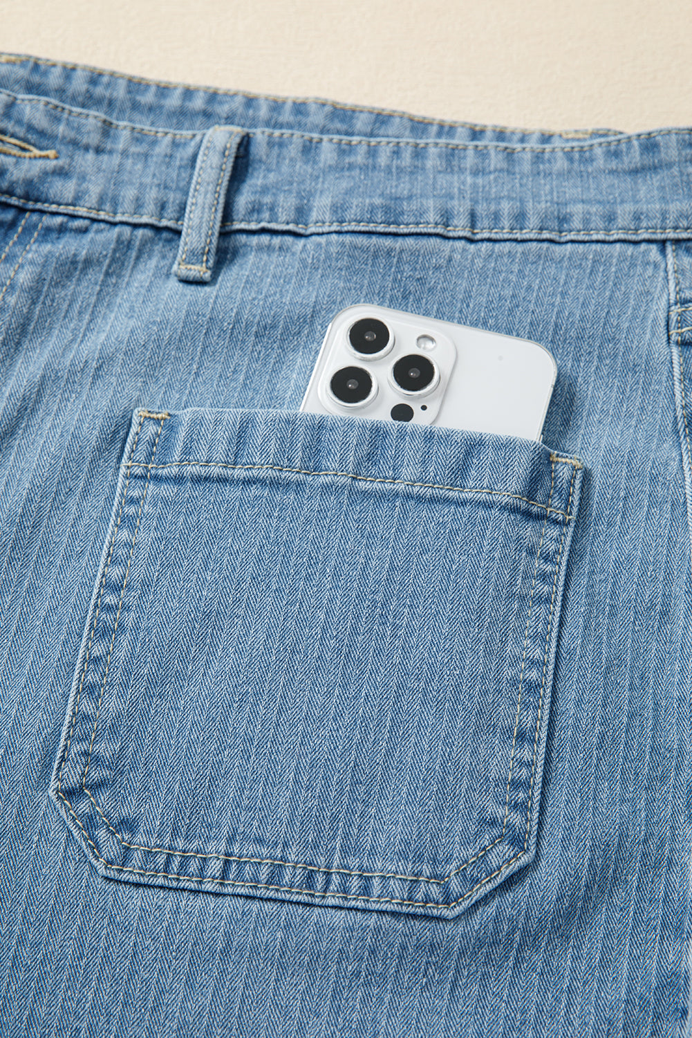 Adelyn Textured Wide Leg PLUS Jeans