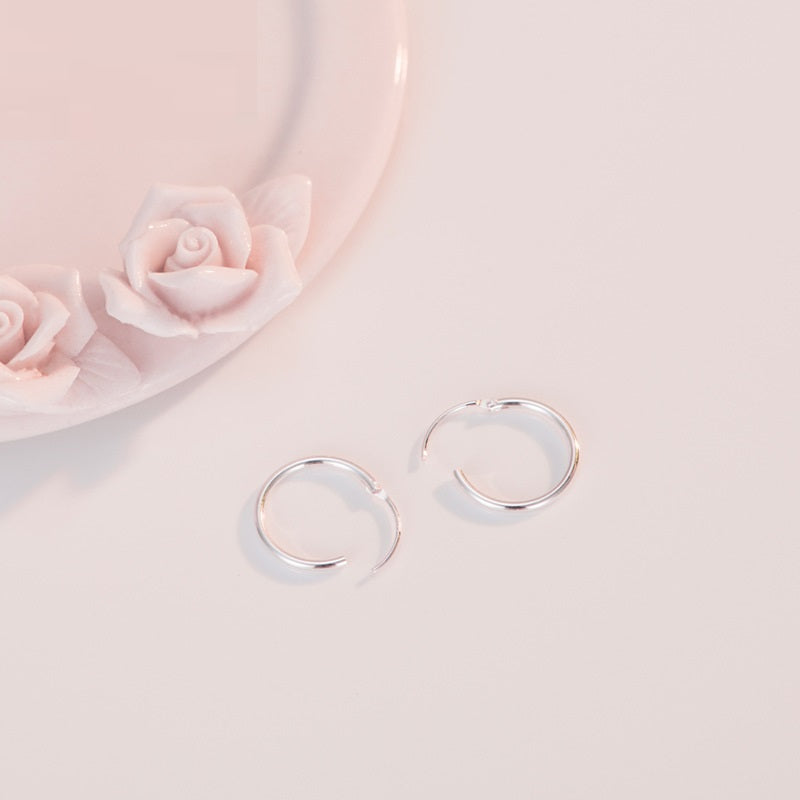 Personality, Elegance And Simplicity Round Ring Earrings