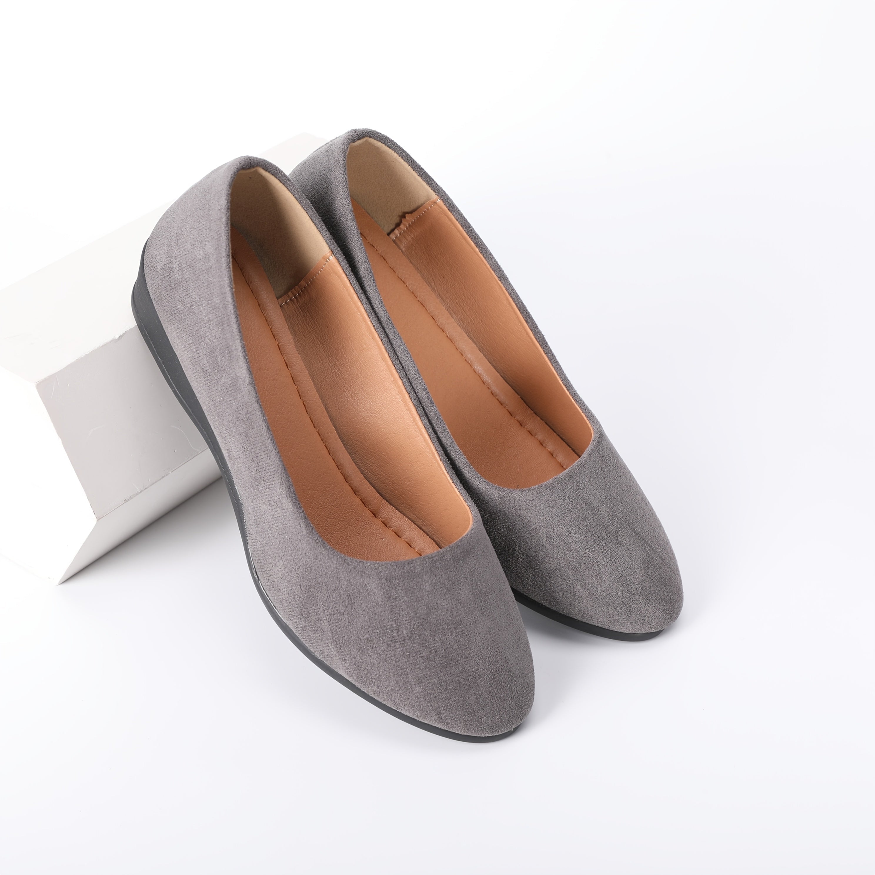 Elegant Black Comfort  Style Slip On Loafers