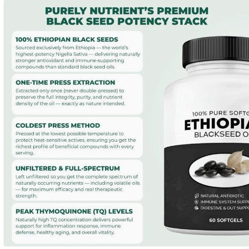 Black Seed Oil Body Care Capsules