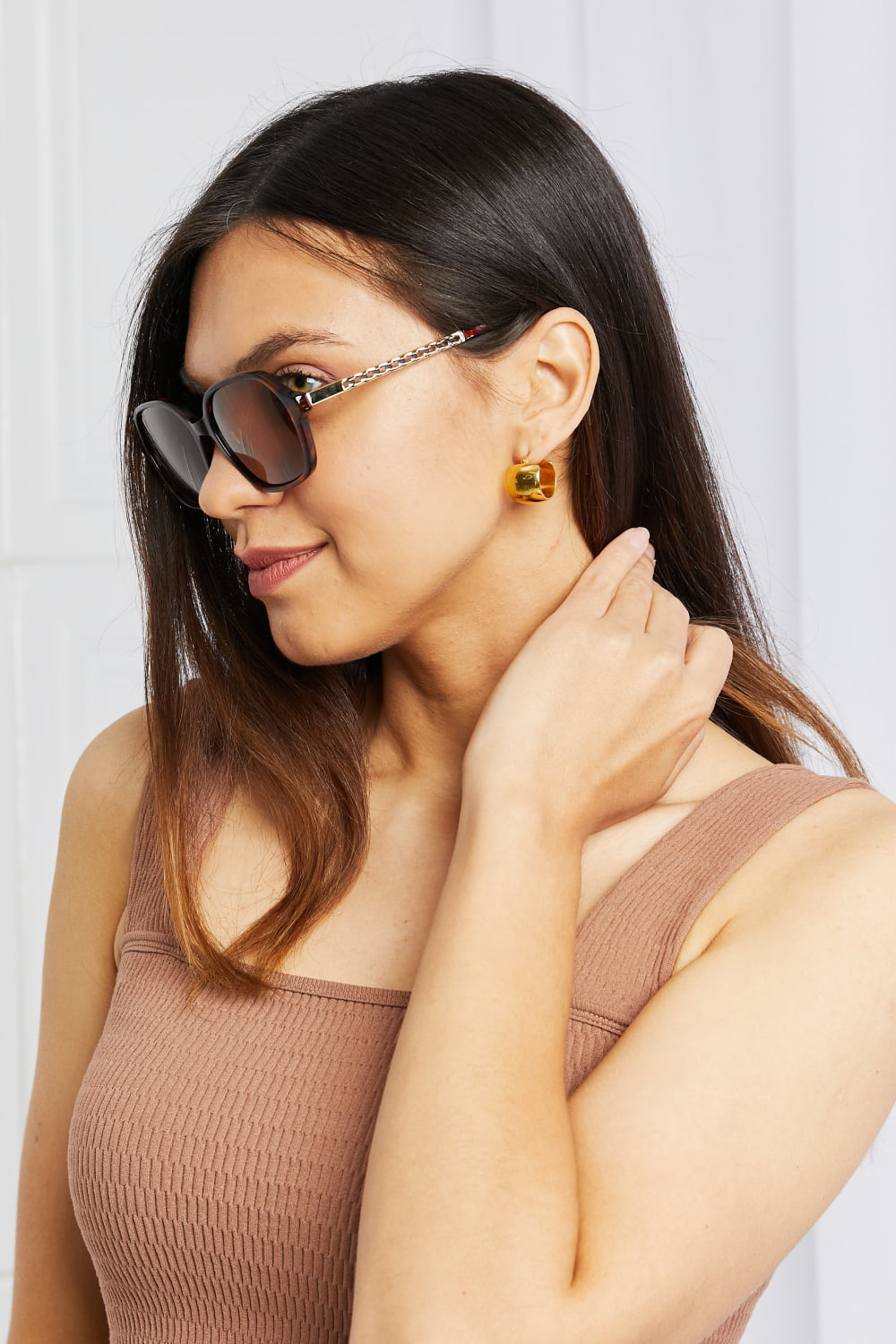 TAC Polarization Lens Square Sunglasses | UV400 Protection