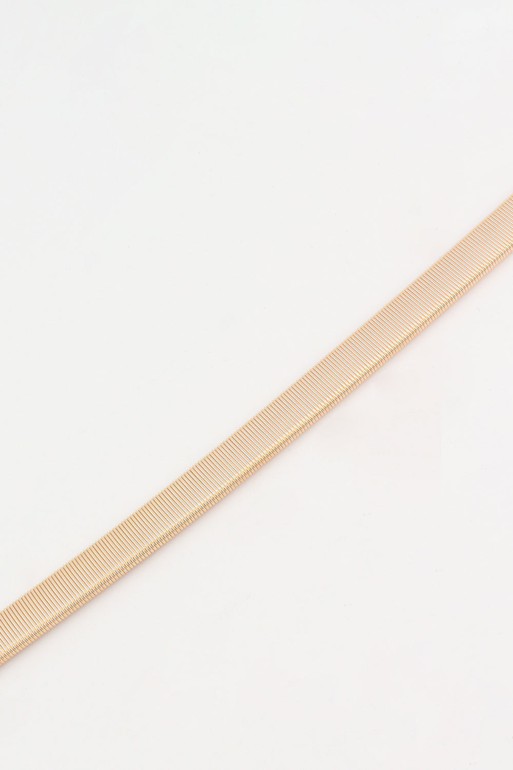 Elastic Iron Skinny Belt | Modern Buckle Design